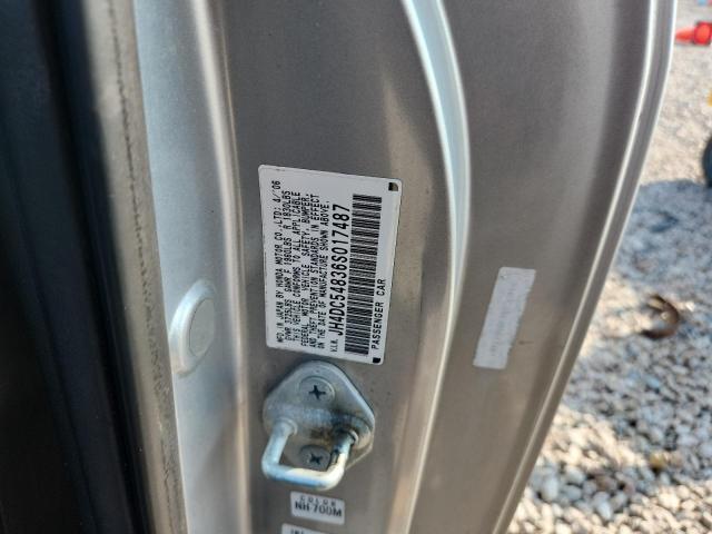57817166 :رقم المزاد ، JH4DC54836S017487 vin ، 2006 Acura Rsx مزاد بيع
