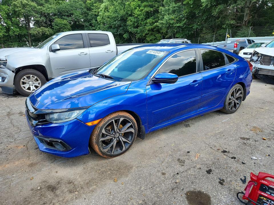 Продажа на аукционе авто 2020 Honda Civic, vin: 2HGFC2F86LH520215, номер лота: 60743546