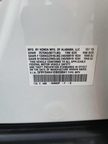 2014 Acura Mdx მანქანა იყიდება აუქციონზე, vin: 5FRYD4H41EB030041, აუქციონის ნომერი: 59677016