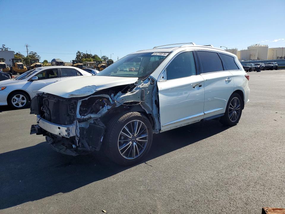 61216876 :رقم المزاد ، 5N1DL0MN2KC527825 vin ، 2019 Infiniti Qx60 مزاد بيع