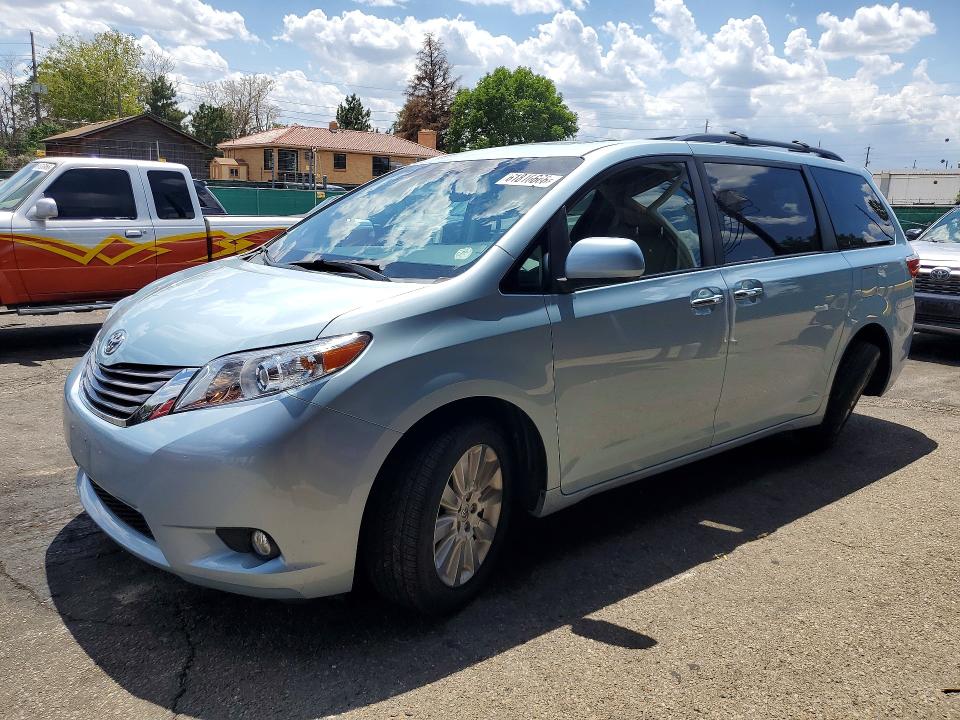 2015 Toyota Sienna მანქანა იყიდება აუქციონზე, vin: 5TDDK3DC3FS108460, აუქციონის ნომერი: 61810666