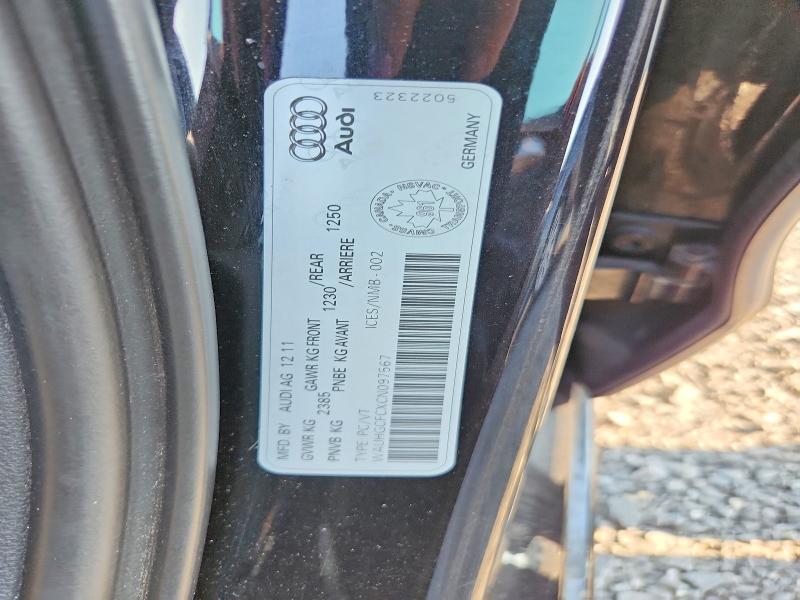 Продажа на аукционе авто 2012 Audi A6, vin: WAUHGCFCXCN097567, номер лота: 60009896
