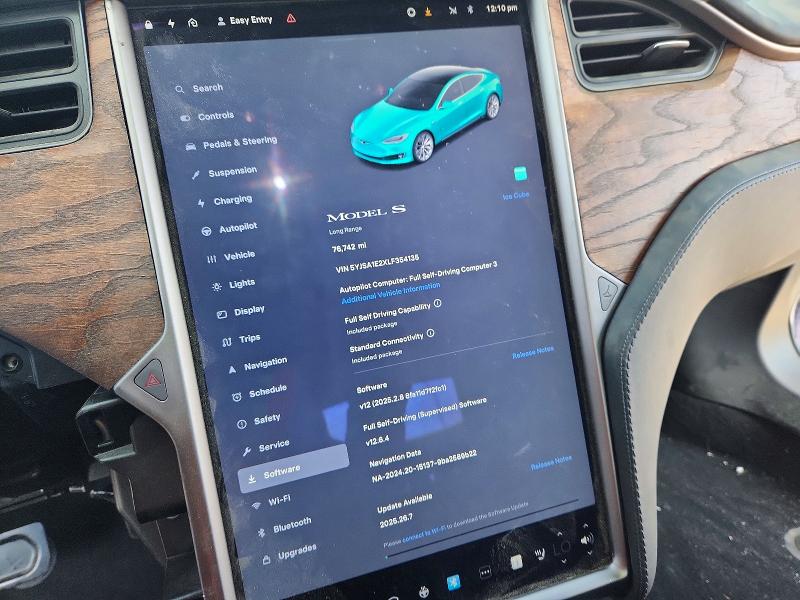2020 Tesla Model S მანქანა იყიდება აუქციონზე, vin: 5YJSA1E2XLF354135, აუქციონის ნომერი: 62793946