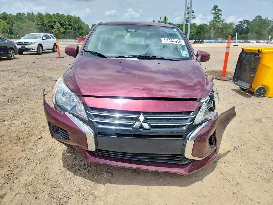 2022 Mitsubishi Mirage მანქანა იყიდება აუქციონზე, vin: ML32FUFJ7NHF04106, აუქციონის ნომერი: 61482616