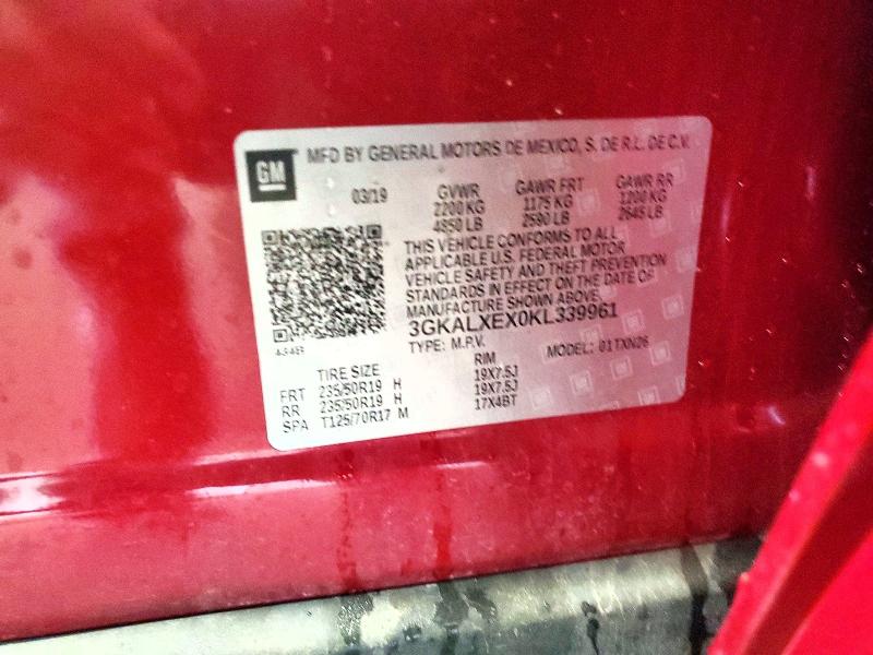 Aukcja sprzedaży 2019 Gmc Terrain, vin: 3GKALXEX0KL339961, numer aukcji: 60034646