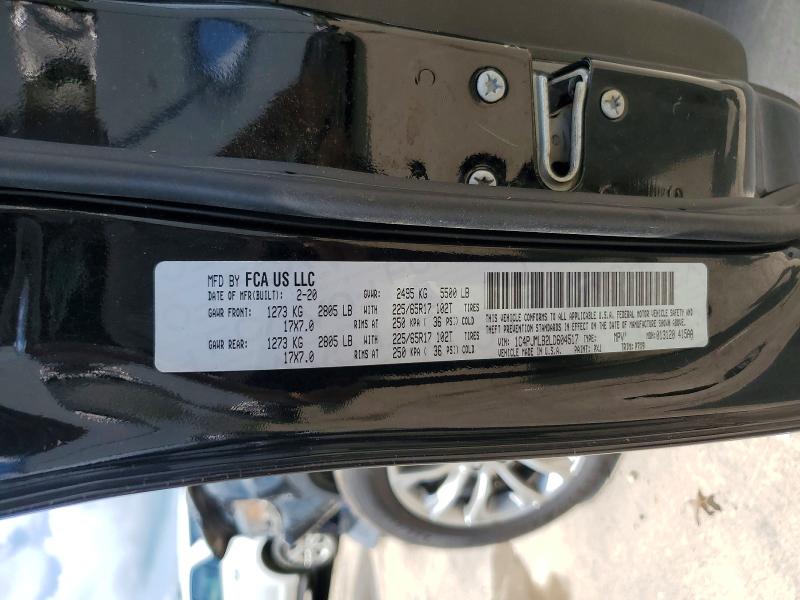 Продаж на аукціоні авто 2020 Jeep Cherokee, vin: 1C4PJMLB2LD604517, номер лоту: 59308466