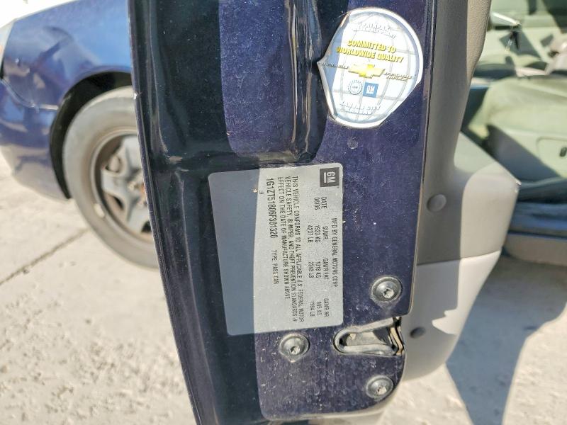 60962586 :رقم المزاد ، 1G1ZT51806F301320 vin ، 2006 Chevrolet Malibu مزاد بيع