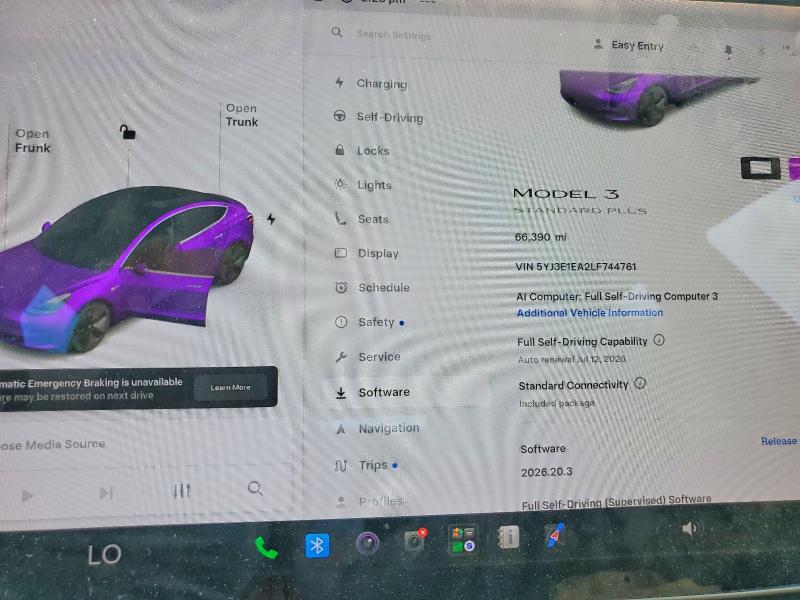 Aukcja sprzedaży 2020 Tesla Model 3, vin: 5YJ3E1EA2LF744761, numer aukcji: 59634616