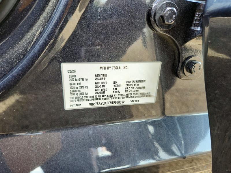 Продаж на аукціоні авто 2026 Tesla Model Y, vin: 7SAYGAEE9TF580852, номер лоту: 60794636