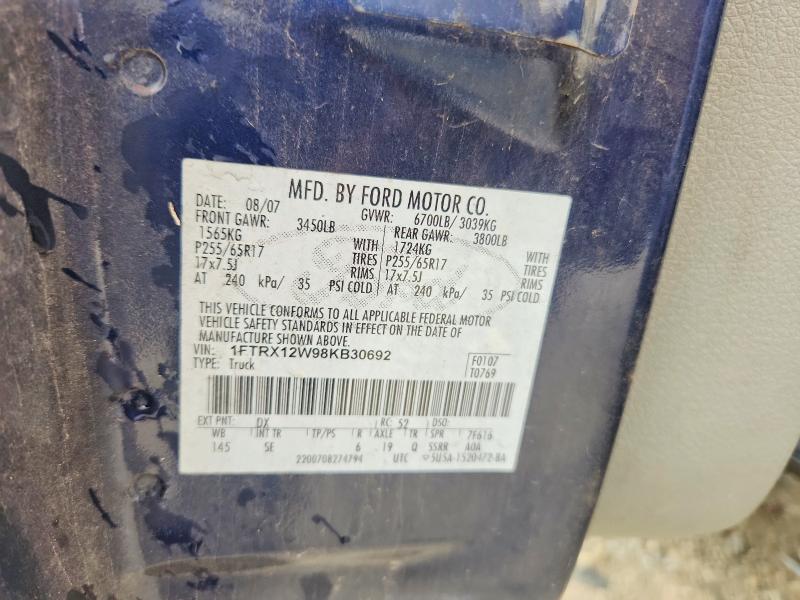 Продаж на аукціоні авто 2008 Ford F150, vin: 1FTRX12W98KB30692, номер лоту: 62640436