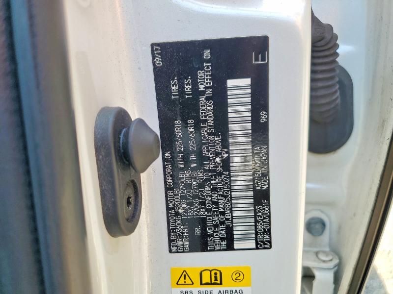 Aukcja sprzedaży 2018 Lexus Nx 300, vin: JTJBARBZ5J2150274, numer aukcji: 62267316