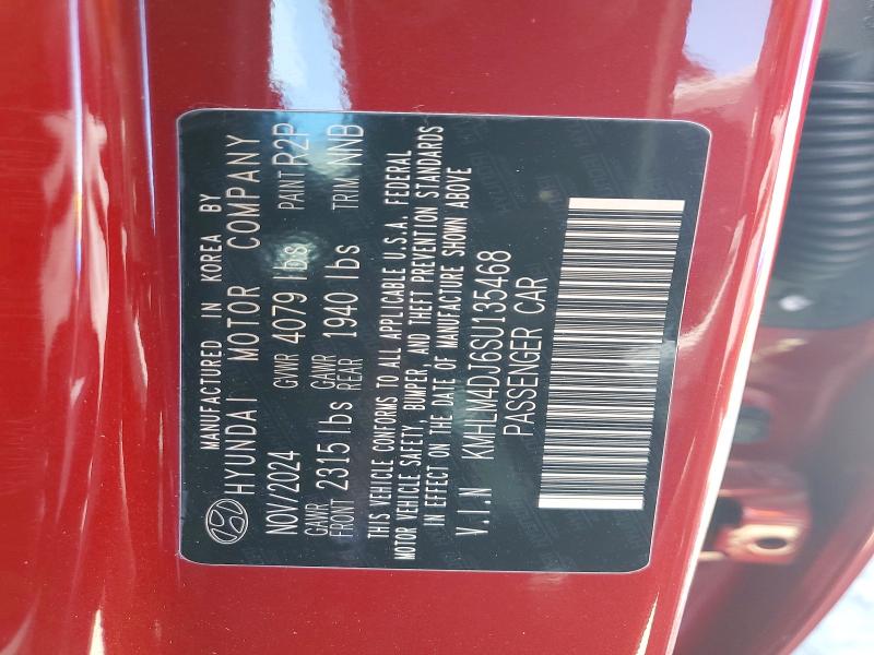 Продажа на аукционе авто 2025 Hyundai Elantra Hybrid, vin: KMHLM4DJ6SU135468, номер лота: 59920426