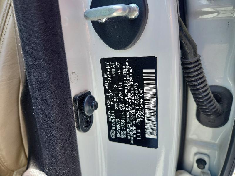 Продаж на аукціоні авто 2011 Hyundai Equus, vin: KMHGH4JF6BU034078, номер лоту: 60015006