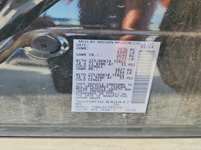 Aukcja sprzedaży 2014 Nissan Rogue, vin: 5N1AT2MT3EC840447, numer aukcji: 62036306