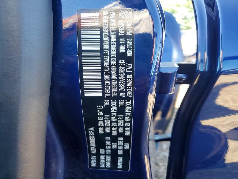 Продаж на аукціоні авто 2018 Alfa Romeo Stelvio, vin: ZASFAKAN6J7B81313, номер лоту: 63395576