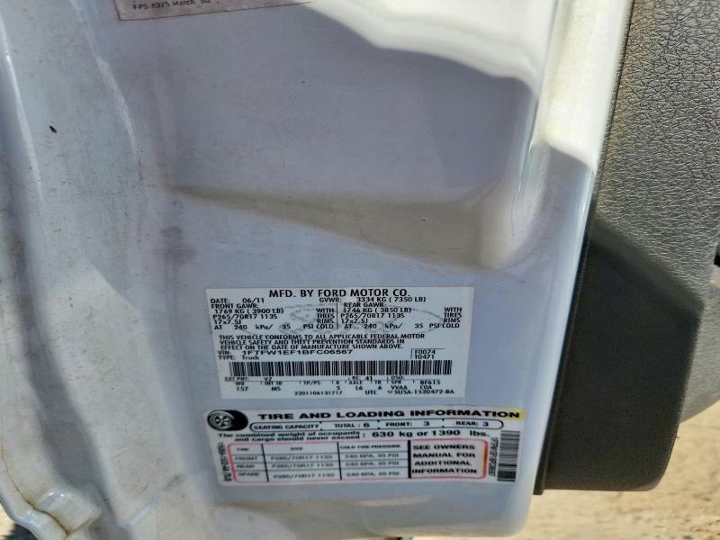 62760266 :رقم المزاد ، 1FTFW1EF1BFC06567 vin ، 2011 Ford F150 مزاد بيع