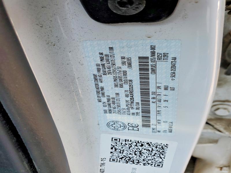 Aukcja sprzedaży 2024 Ford F250, vin: 1FT7W2BAXRED25138, numer aukcji: 62030326
