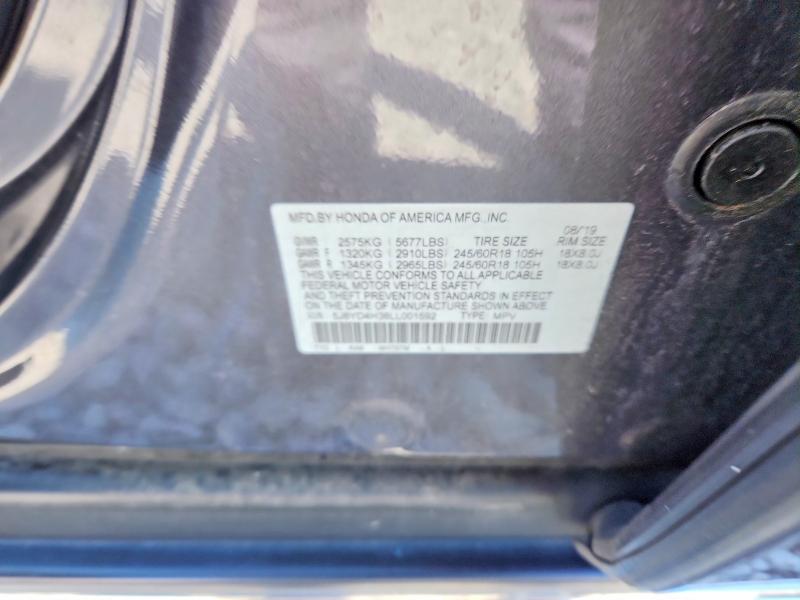 Aukcja sprzedaży 2020 Acura Mdx, vin: 5J8YD4H38LL001592, numer aukcji: 61846806
