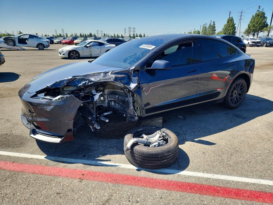 60626856 :رقم المزاد ، 5YJ3E1EA6RF717605 vin ، 2024 Tesla Model 3 مزاد بيع