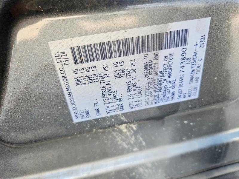 Aukcja sprzedaży 2024 Nissan Rogue, vin: 5N1BT3BA4RC743890, numer aukcji: 61049046