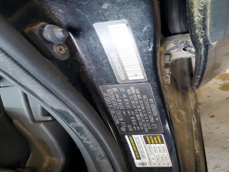 2006 Kia Rio მანქანა იყიდება აუქციონზე, vin: KNADE163566060286, აუქციონის ნომერი: 59239666