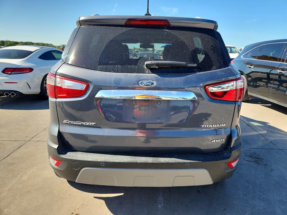 62705936 :رقم المزاد ، MAJ6P1WL6JC171287 vin ، 2018 Ford Ecosport مزاد بيع