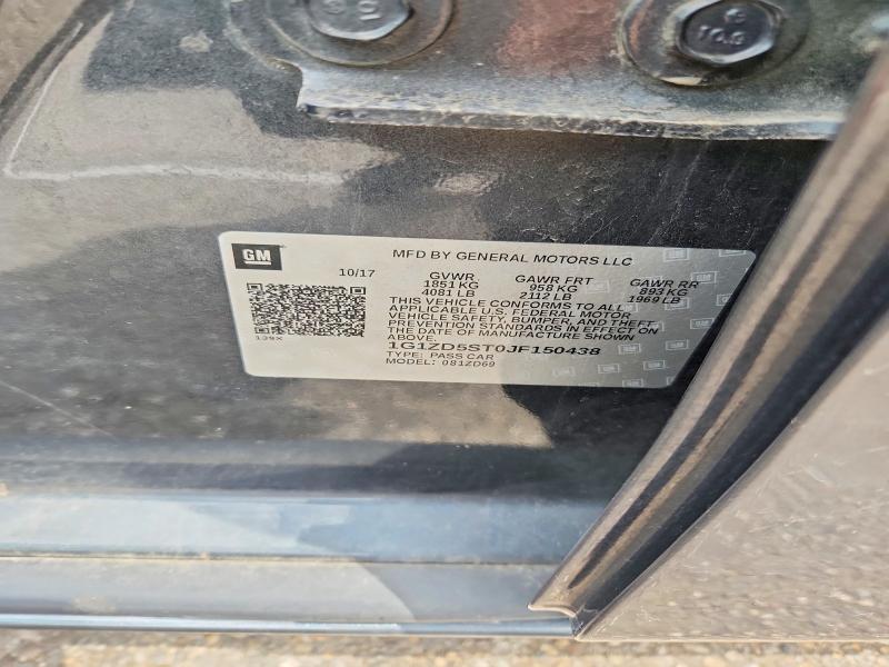 61939346 :رقم المزاد ، 1G1ZD5ST0JF150438 vin ، 2018 Chevrolet Malibu مزاد بيع