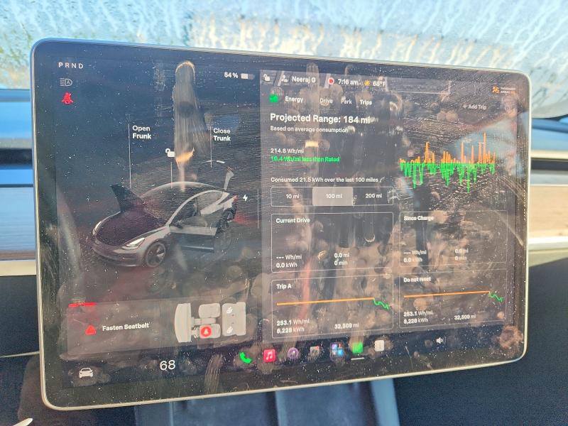2023 Tesla Model 3 მანქანა იყიდება აუქციონზე, vin: 5YJ3E1EB3PF634431, აუქციონის ნომერი: 62805996