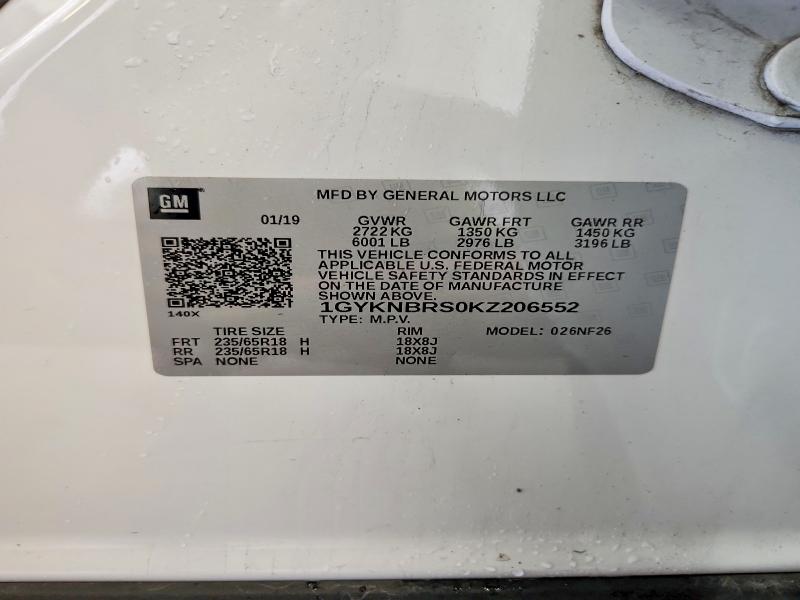 Aukcja sprzedaży 2019 Cadillac Xt5, vin: 1GYKNBRS0KZ206552, numer aukcji: 95586285