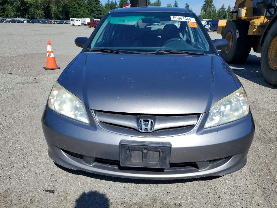 Продаж на аукціоні авто 2005 Honda Civic, vin: 2HGES16345H586066, номер лоту: 60064456