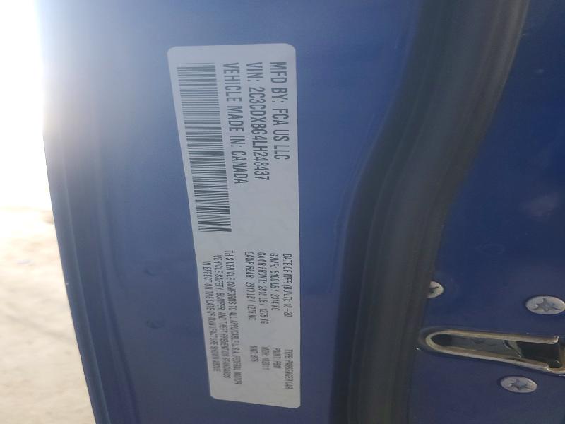 61880156 :رقم المزاد ، 2C3CDXBG4LH248437 vin ، 2020 Dodge Charger مزاد بيع