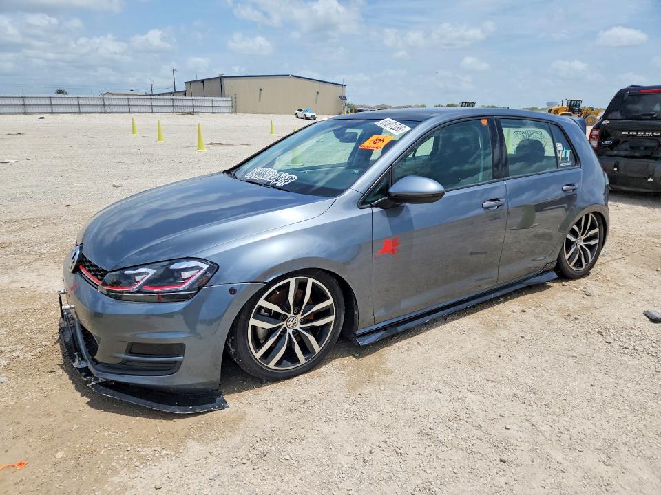 2017 Volkswagen Golf მანქანა იყიდება აუქციონზე, vin: 3VW217AUXHM015658, აუქციონის ნომერი: 61801586
