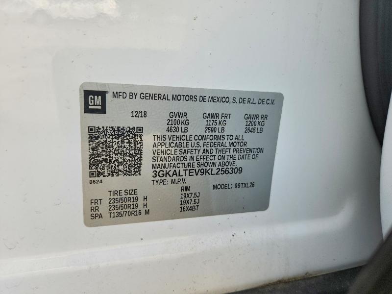 Продаж на аукціоні авто 2019 Gmc Terrain, vin: 3GKALTEV9KL256309, номер лоту: 60370766