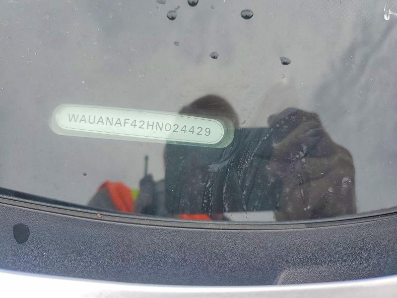 Aukcja sprzedaży 2017 Audi A4, vin: WAUANAF42HN024429, numer aukcji: 63250986