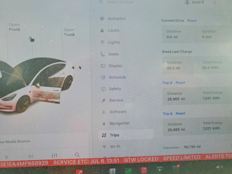 Aukcja sprzedaży 2021 Tesla Model 3, vin: 5YJ3E1EA4MF988929, numer aukcji: 55491146