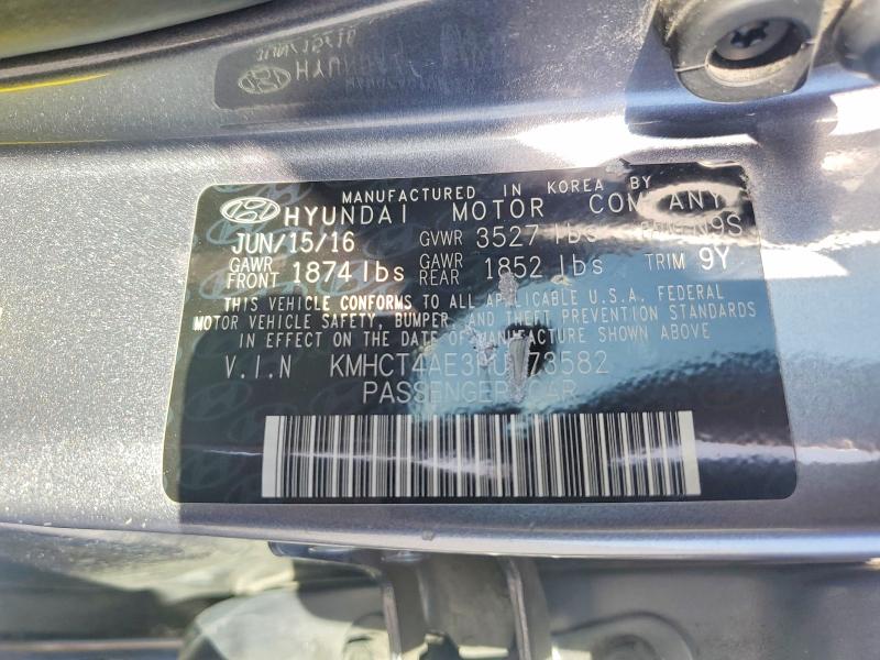 Продажа на аукционе авто 2017 Hyundai Accent, vin: KMHCT4AE3HU173582, номер лота: 62223256