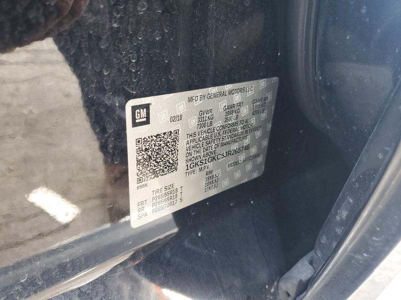 Aukcja sprzedaży 2018 Gmc Yukon Xl, vin: 1GKS1GKC5JR265746, numer aukcji: 60982956