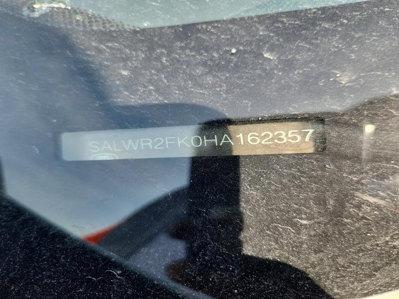 Aukcja sprzedaży 2017 Land Rover Range Rover Sport, vin: SALWR2FK0HA162357, numer aukcji: 63011996