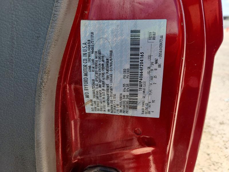 58844186 :رقم المزاد ، 1FAFP40664F204165 vin ، 2004 Ford Mustang مزاد بيع