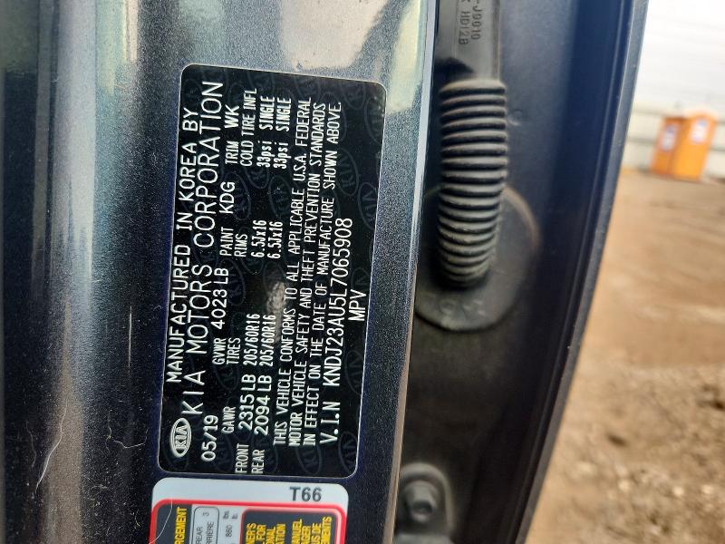 60824856 :رقم المزاد ، KNDJ23AU5L7065908 vin ، 2020 Kia Soul مزاد بيع