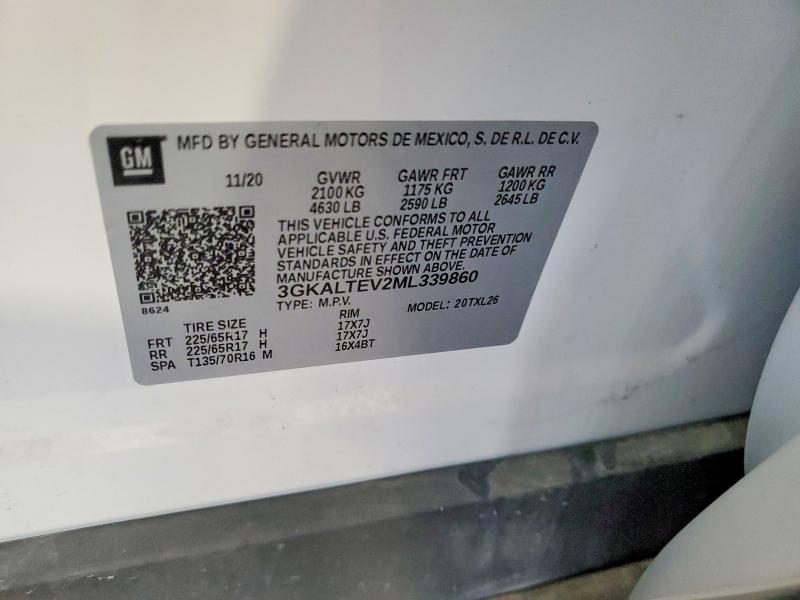 Продаж на аукціоні авто 2021 Gmc Terrain, vin: 3GKALTEV2ML339860, номер лоту: 62842526