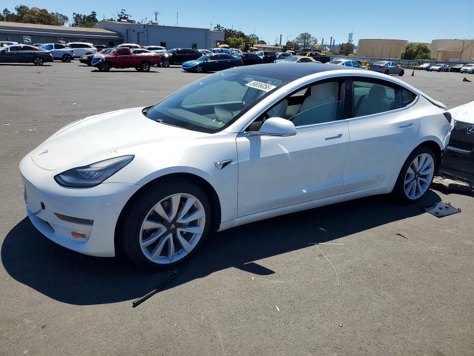 59836056 :رقم المزاد ، 5YJ3E1EB6LF742343 vin ، 2020 Tesla Model 3 مزاد بيع