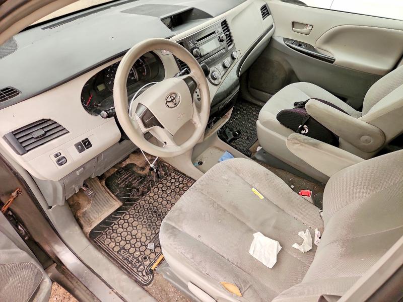 2012 Toyota Sienna მანქანა იყიდება აუქციონზე, vin: 5TDZK3DC6CS197328, აუქციონის ნომერი: 59657796