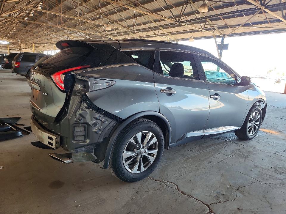 Продажа на аукционе авто 2016 Nissan Murano, vin: 5N1AZ2MG6GN123243, номер лота: 61633116