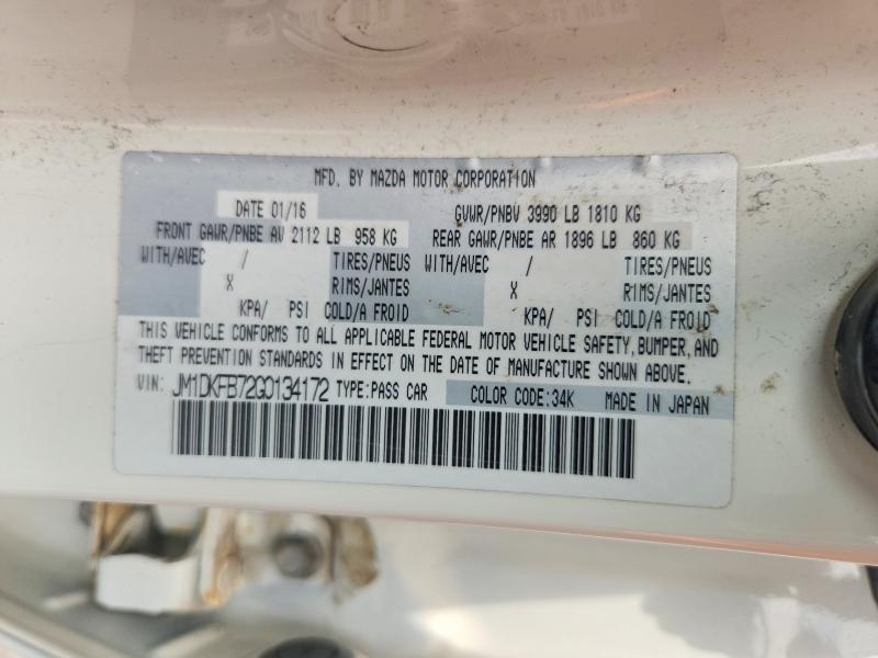 Aukcja sprzedaży 2016 Mazda Cx-3, vin: JM1DKFB72G0134172, numer aukcji: 62691456