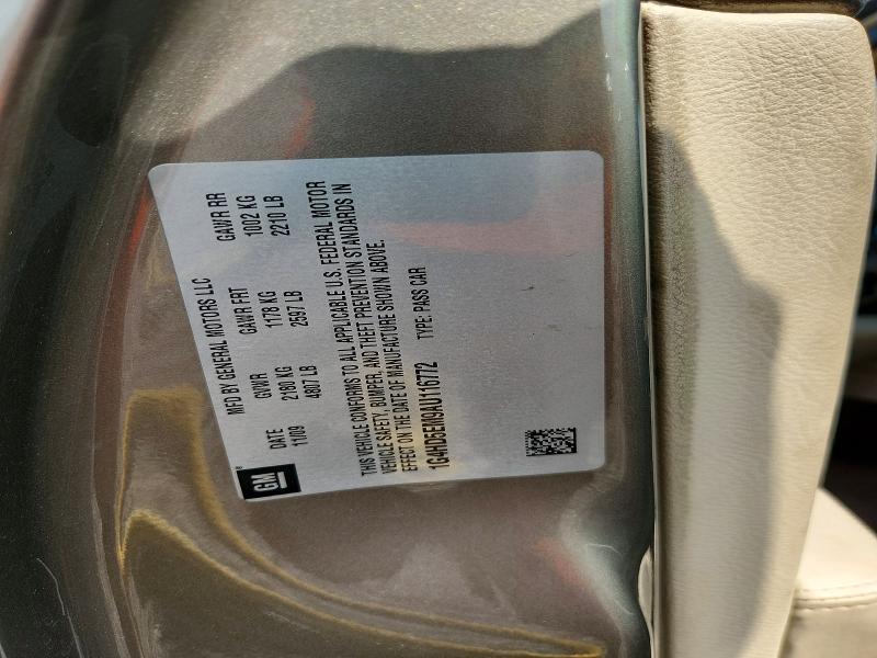 60547326 :رقم المزاد ، 1G4HD5EM9AU116772 vin ، 2010 Buick Lucerne مزاد بيع