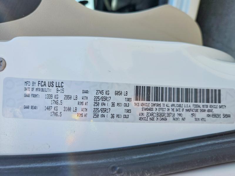 Aukcja sprzedaży 2016 Chrysler Town & Country, vin: 2C4RC1BG8GR138710, numer aukcji: 63354316