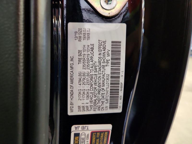 60471056 :رقم المزاد ، 5J8TC1H71LL013632 vin ، 2020 Acura Rdx مزاد بيع