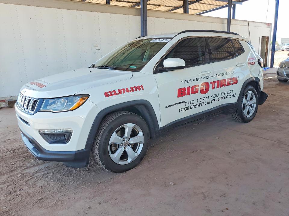 Продаж на аукціоні авто 2018 Jeep Compass, vin: 3C4NJCBBXJT468423, номер лоту: 62762416