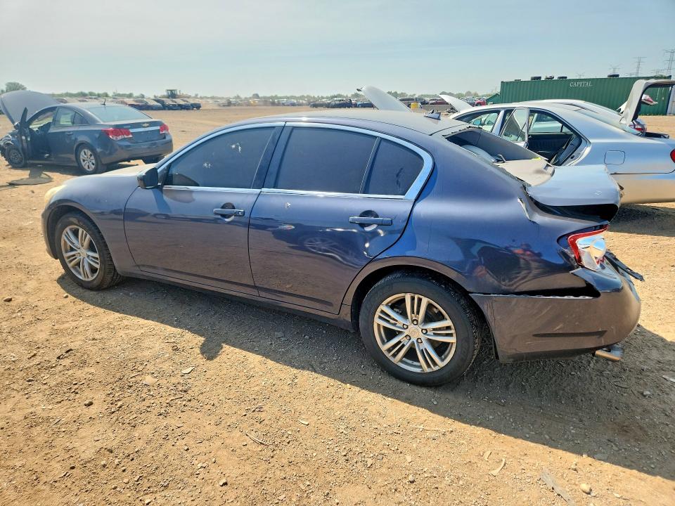 2012 Infiniti G25 Sedan მანქანა იყიდება აუქციონზე, vin: JN1DV6AR3CM730150, აუქციონის ნომერი: 60836266